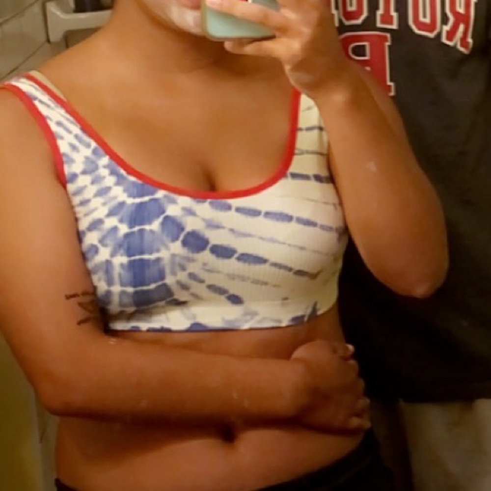Crop top tie dye